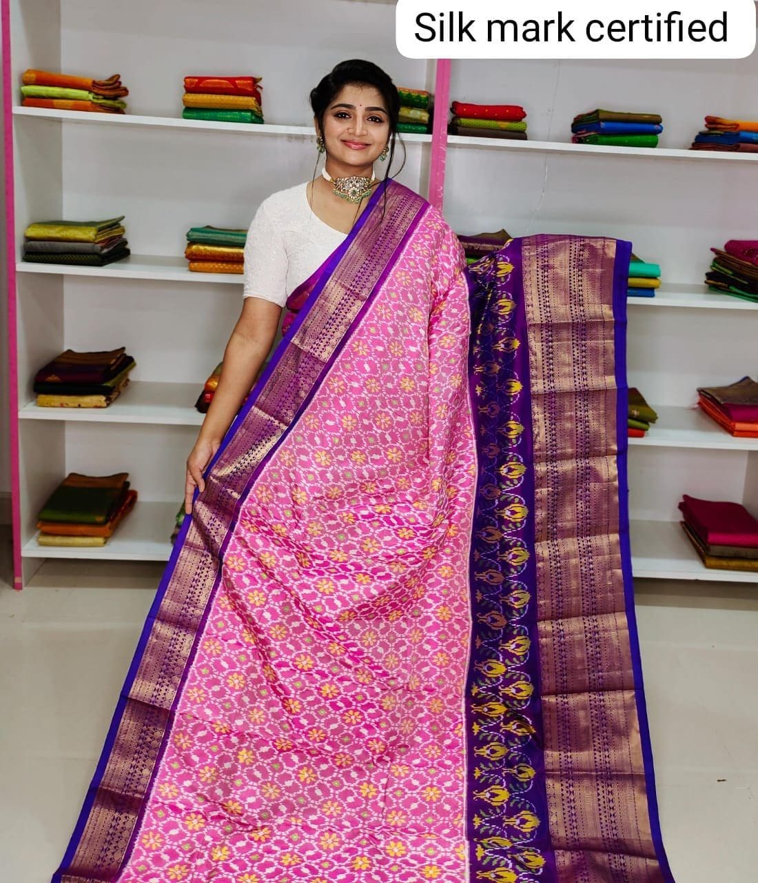 pure royal ikkat patola silk saree | Arya Collections