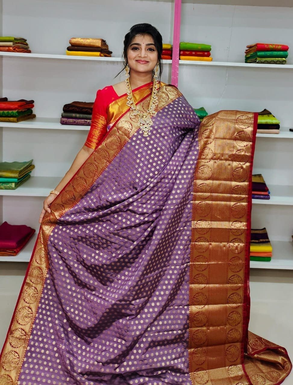 Soft Banarasi Silk Saree – Arya Collections