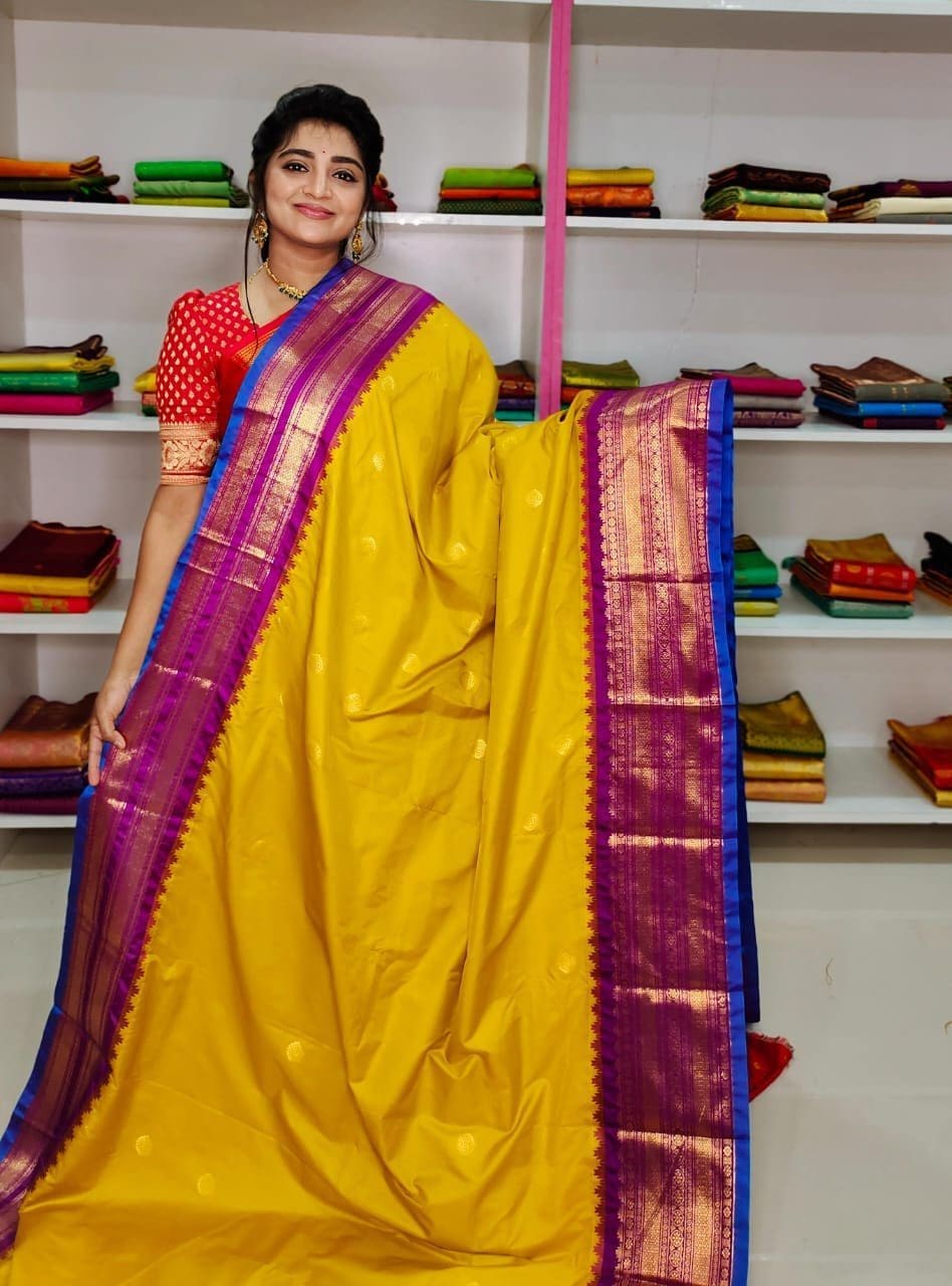 soft gadwal silk saree | Arya Collections