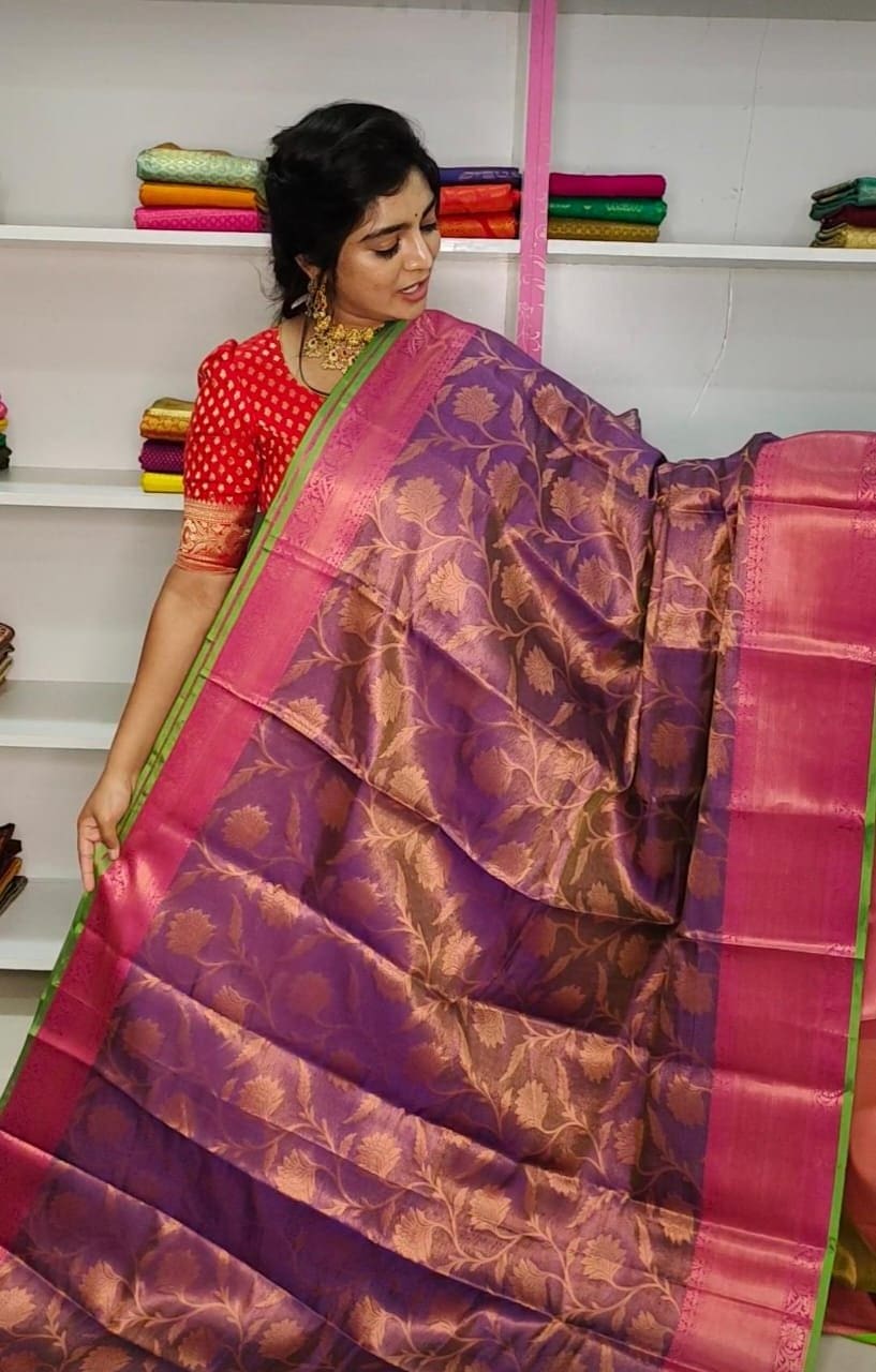 unique banarasi tissue saree – Arya Collections